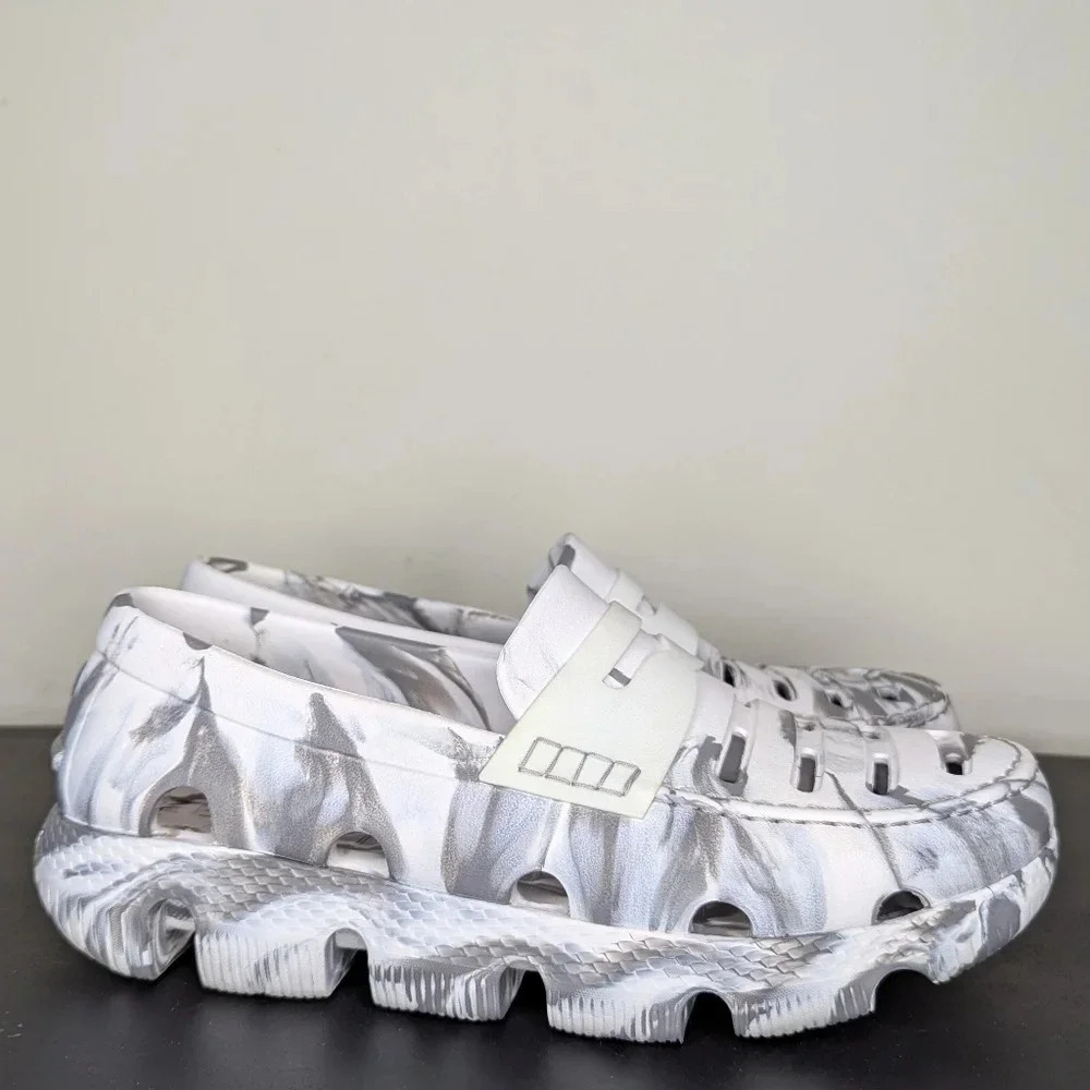 Cole Haan Zerogrand‎ All Day Loafer Gray Titanium White Dove Rubber Men's  7